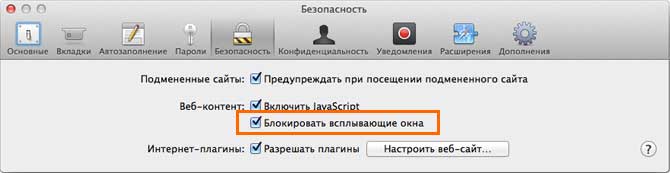 Настройка Safari-2