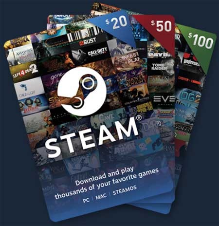 Генератор подарочных карт steam