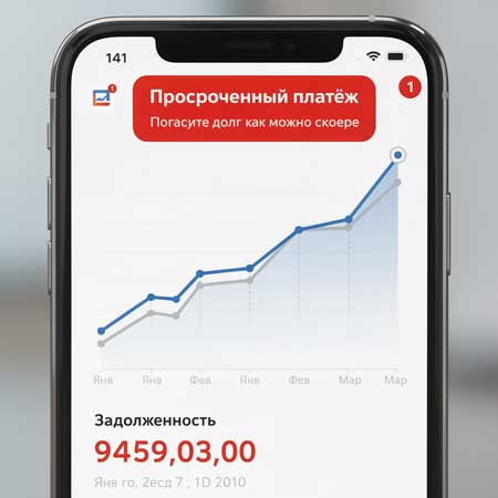 График роста долга.